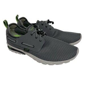 Sperry Topsider Gray Leeward Two Eye Boat Shoes Mens 9.5